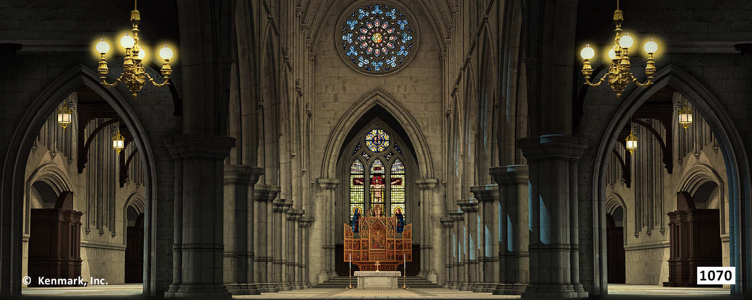 1070 SOM Cathedral Interior 20x50