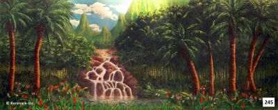 Jungle with Waterfall