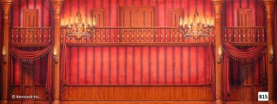 Red Saloon Interior