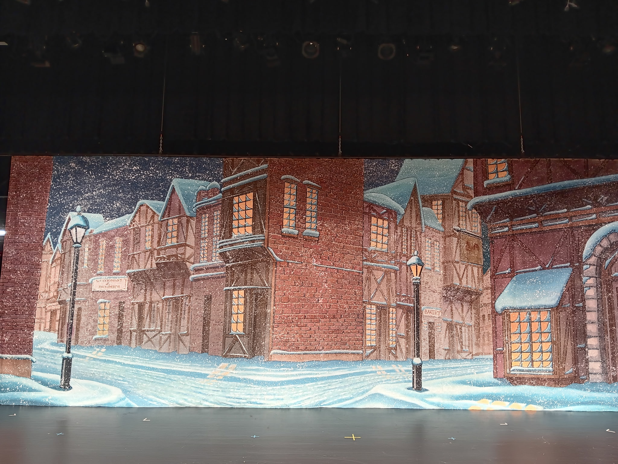 City Winter Scene