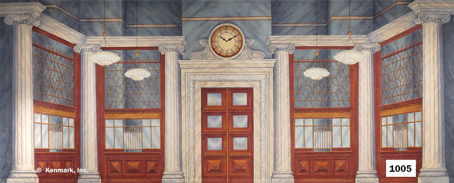Mary Poppins Bank Interior