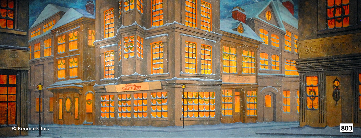 City Winter Scene