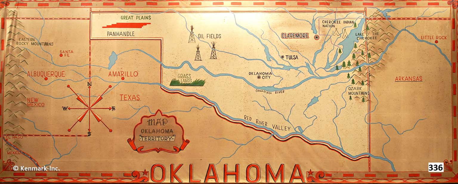 Oklahoma Territory Map