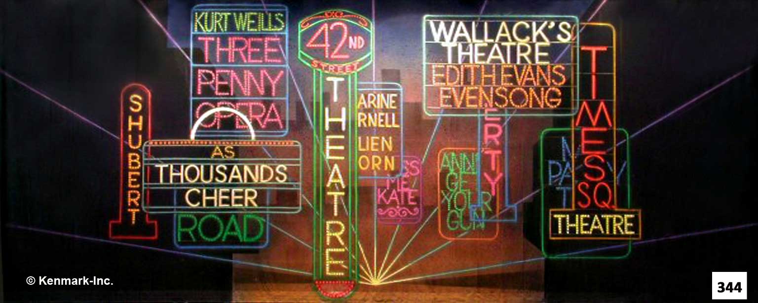 Broadway Sign Collage