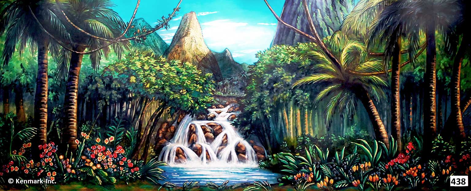 Jungle with Waterfall