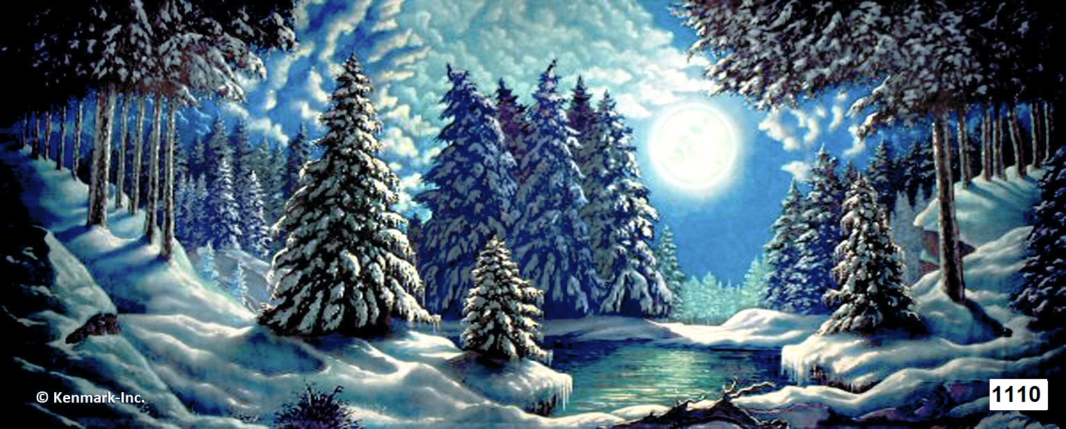2073 Snow Forest w/Moon