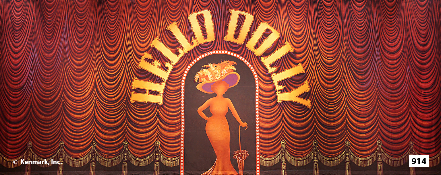 ED914 Hello Dolly Act Curtain 20x50