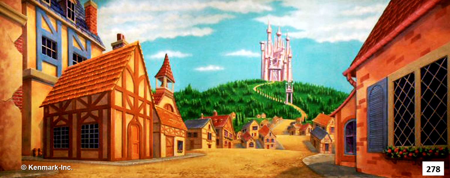 D278 Fairytale Villlage with Castle